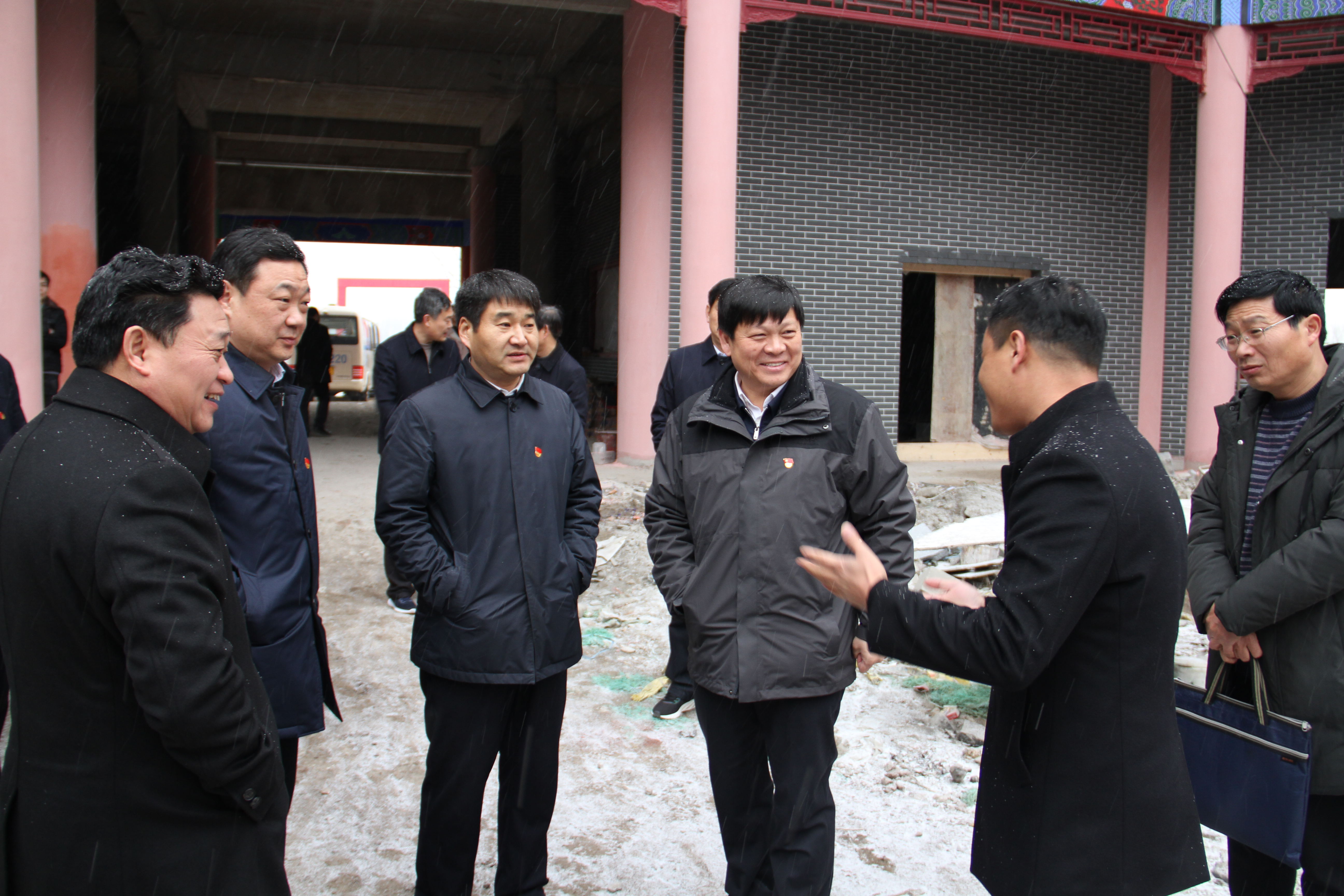 县委书记,县长许红兵调研文化产业项目建设