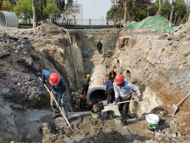 正阳路雨污水管网改造项目有序推进