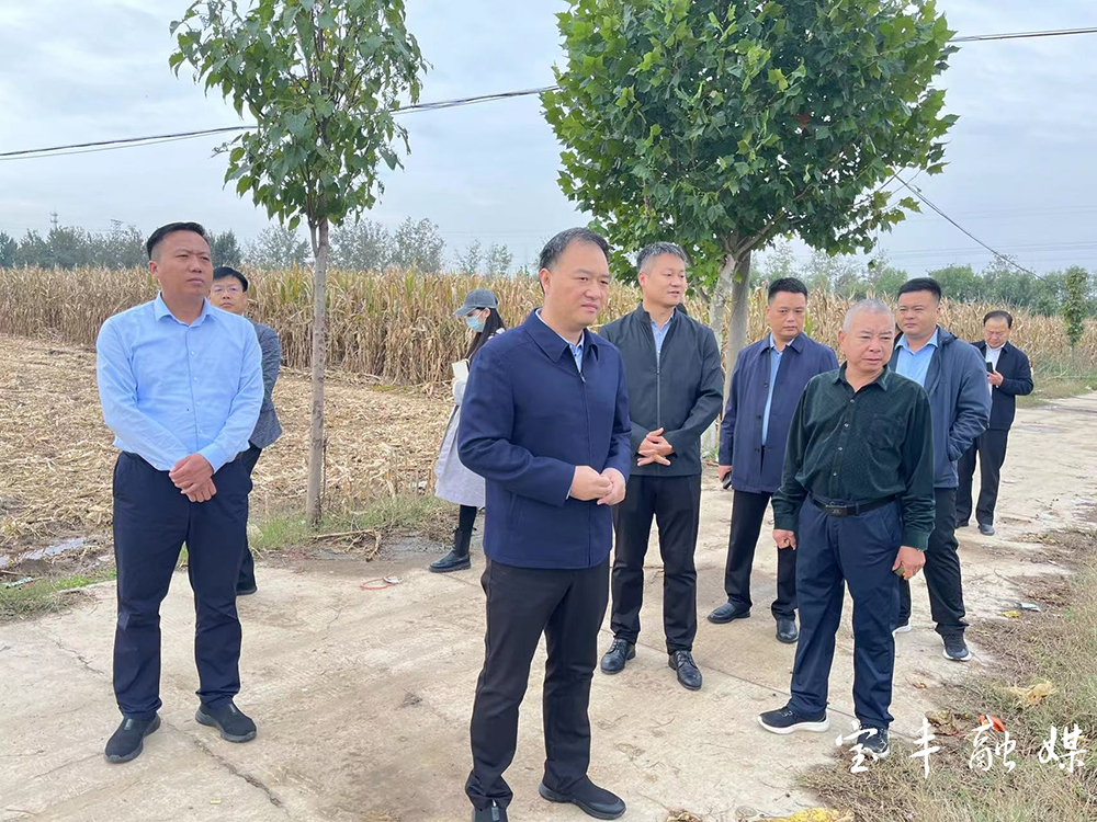 刘海亮调研我县三秋生产工作